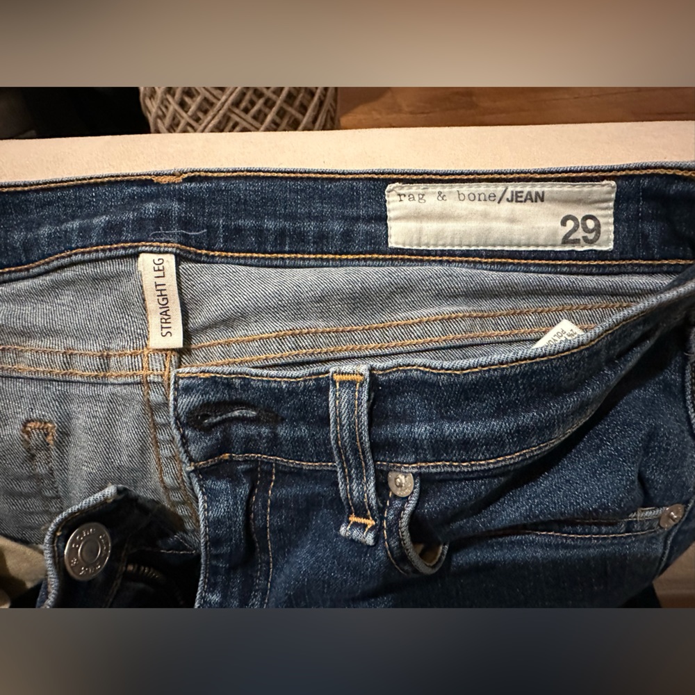 Rag and bone La Paz straight leg jeans